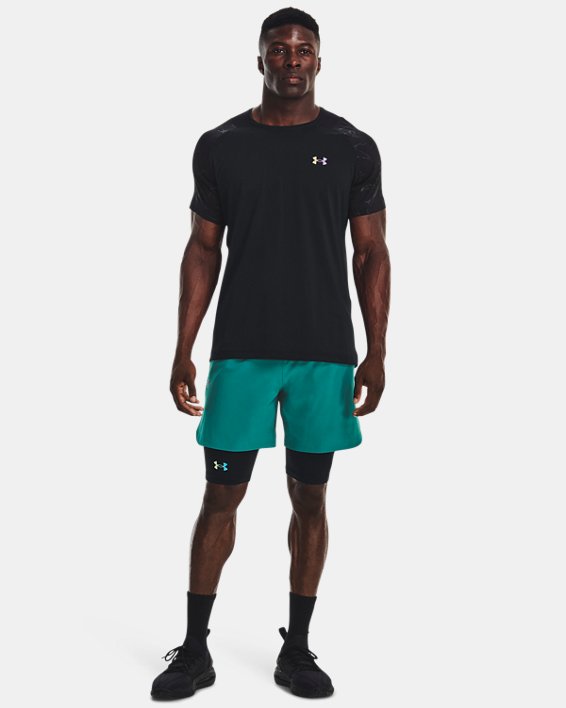 Men's UA Peak Woven Shorts, Green, pdpMainDesktop image number 3